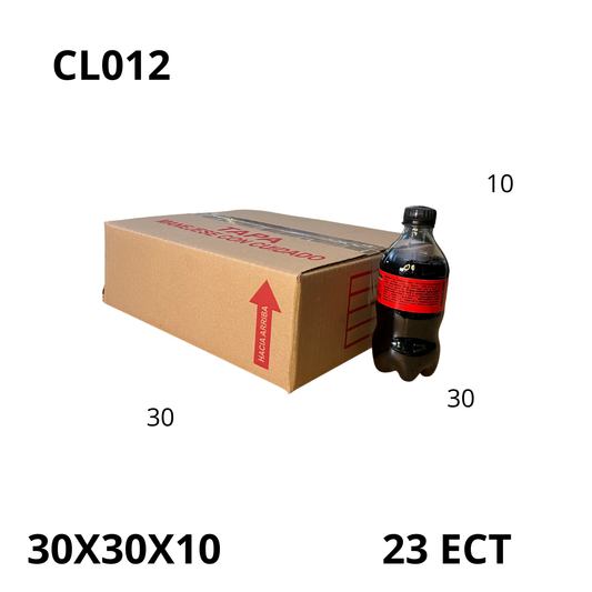 Caja Pegada Mediana de Cartón Corrugado Sencillo Kraft 30X30X10 cm 23 ECT - 25 piezas por paquete, perfectas para envíos, almacenamiento y mudanzas. Ofrecen protección, resistencia y excelente precio.