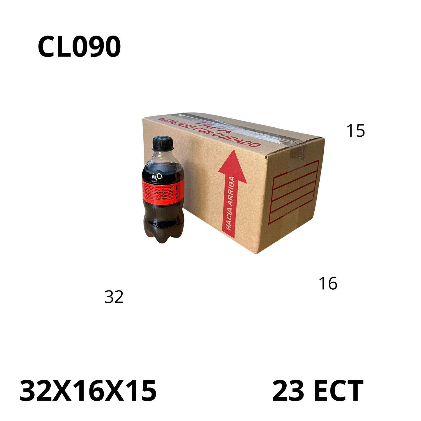 Caja Pegada Mediana de Cartón Corrugado Sencillo Kraft 32X16X15 cm 23 ECT - 25 piezas por paquete, perfectas para envíos, almacenamiento y mudanzas. Ofrecen protección, resistencia y excelente precio.