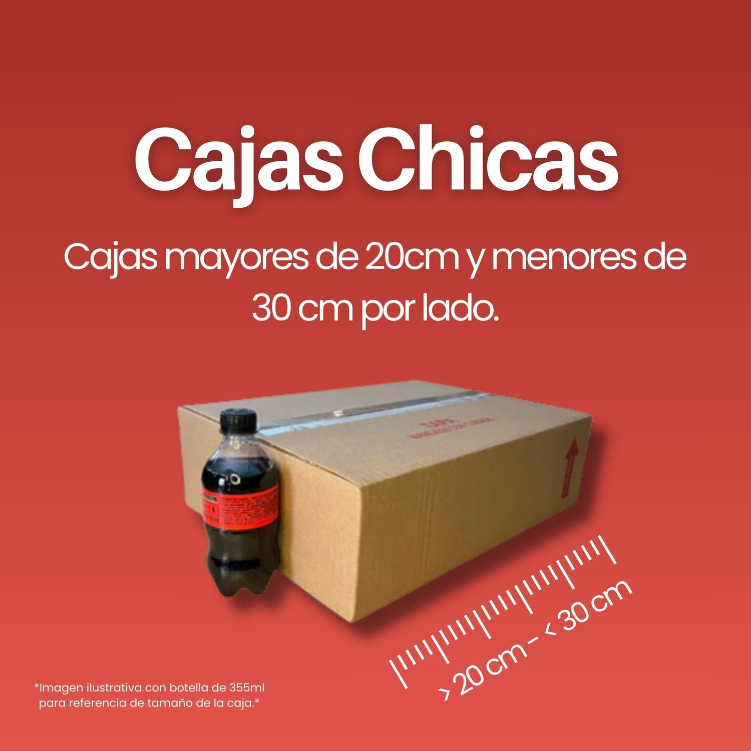 Cajas de cartón corrugado, tamaño chica resistentes y funcionales para envíos, almacenamiento y embalaje. Ideales para negocios, ecommerce y logística.