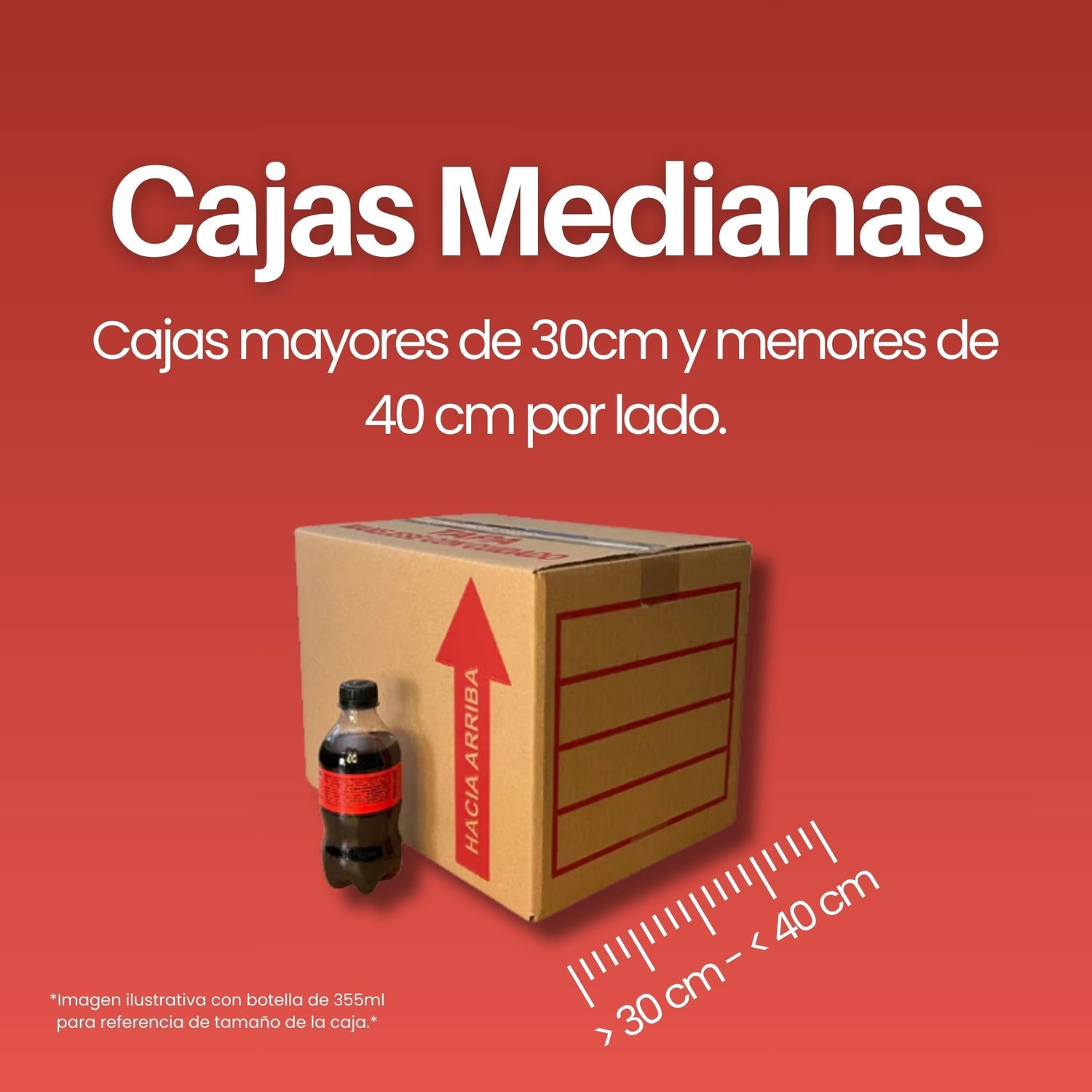 Cajas de cartón corrugado, tamaño mediana, resistentes y funcionales para envíos, almacenamiento y embalaje. Ideales para negocios, ecommerce y logística.