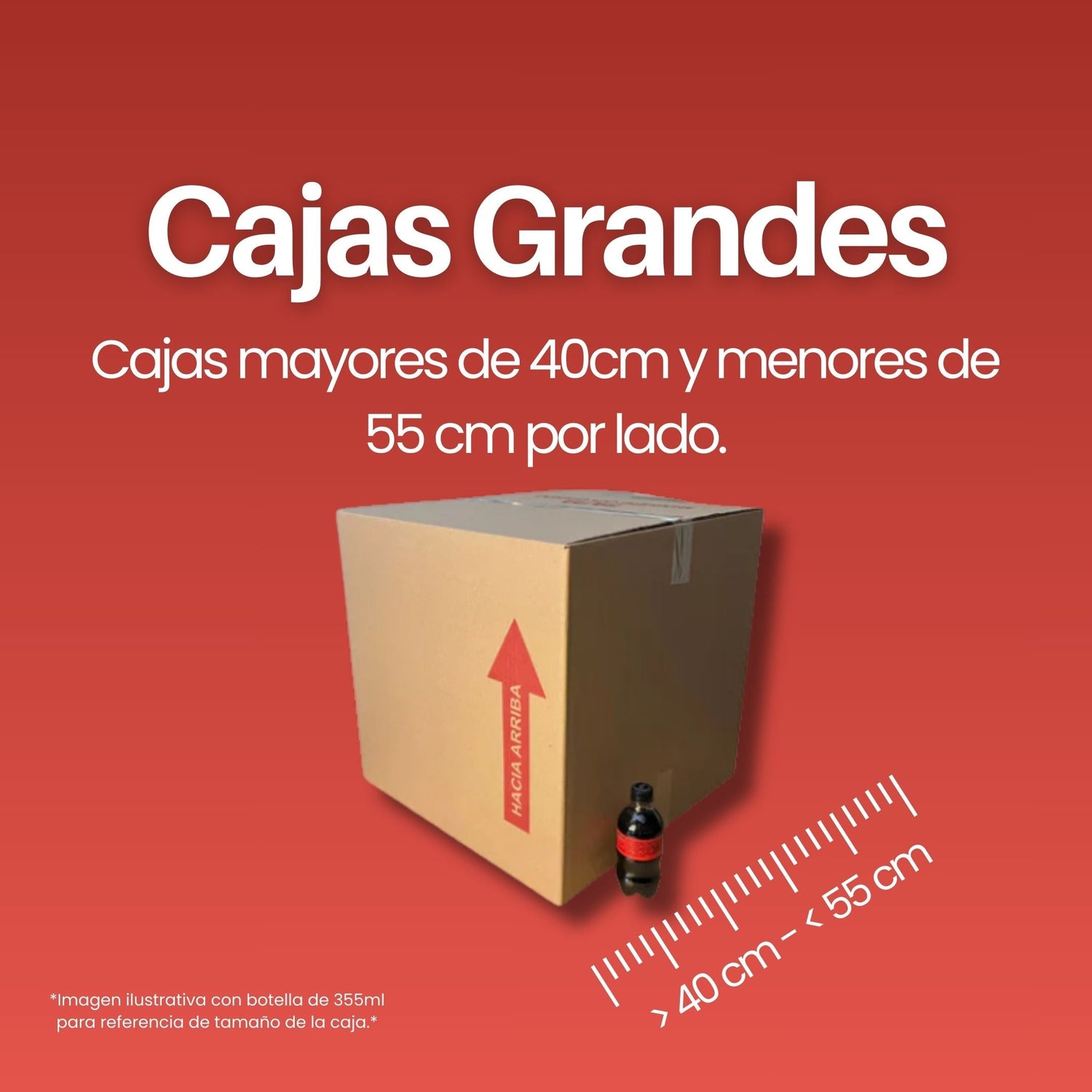 Cajas de cartón corrugado, tamaño grande, resistentes y funcionales para envíos, almacenamiento y embalaje. Ideales para negocios, ecommerce y logística.