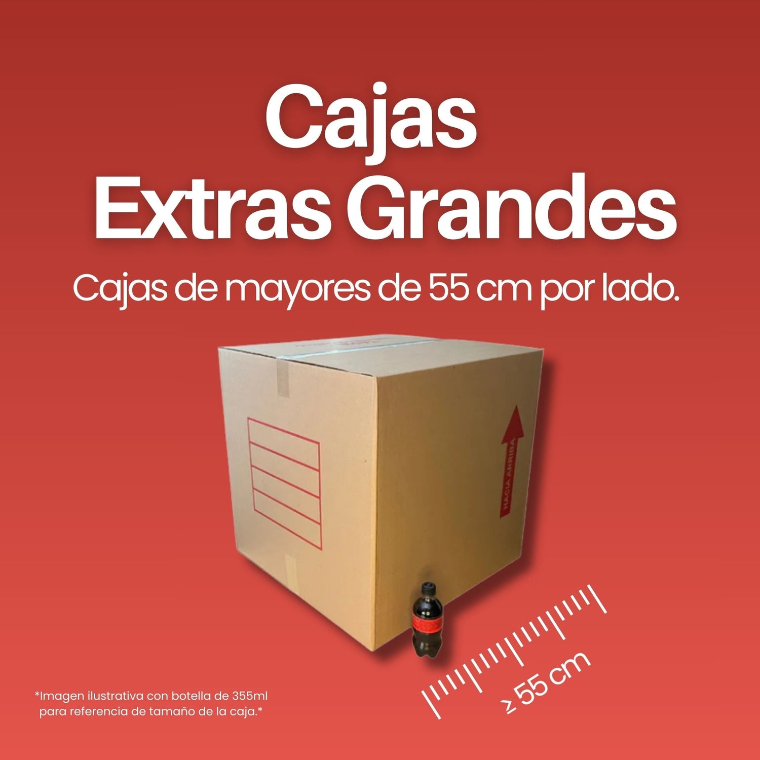 Cajas de cartón corrugado, tamaño extra grande, resistentes y funcionales para envíos, almacenamiento y embalaje. Ideales para negocios, ecommerce y logística.