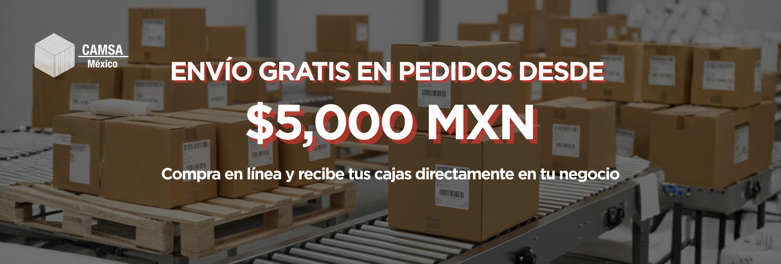 Fabricamos cajas de cartón corrugado, diferentes tamaños. 100% reciclable. Hecho en México. Envíos gratis desde 5,000 mil pesos mxn.