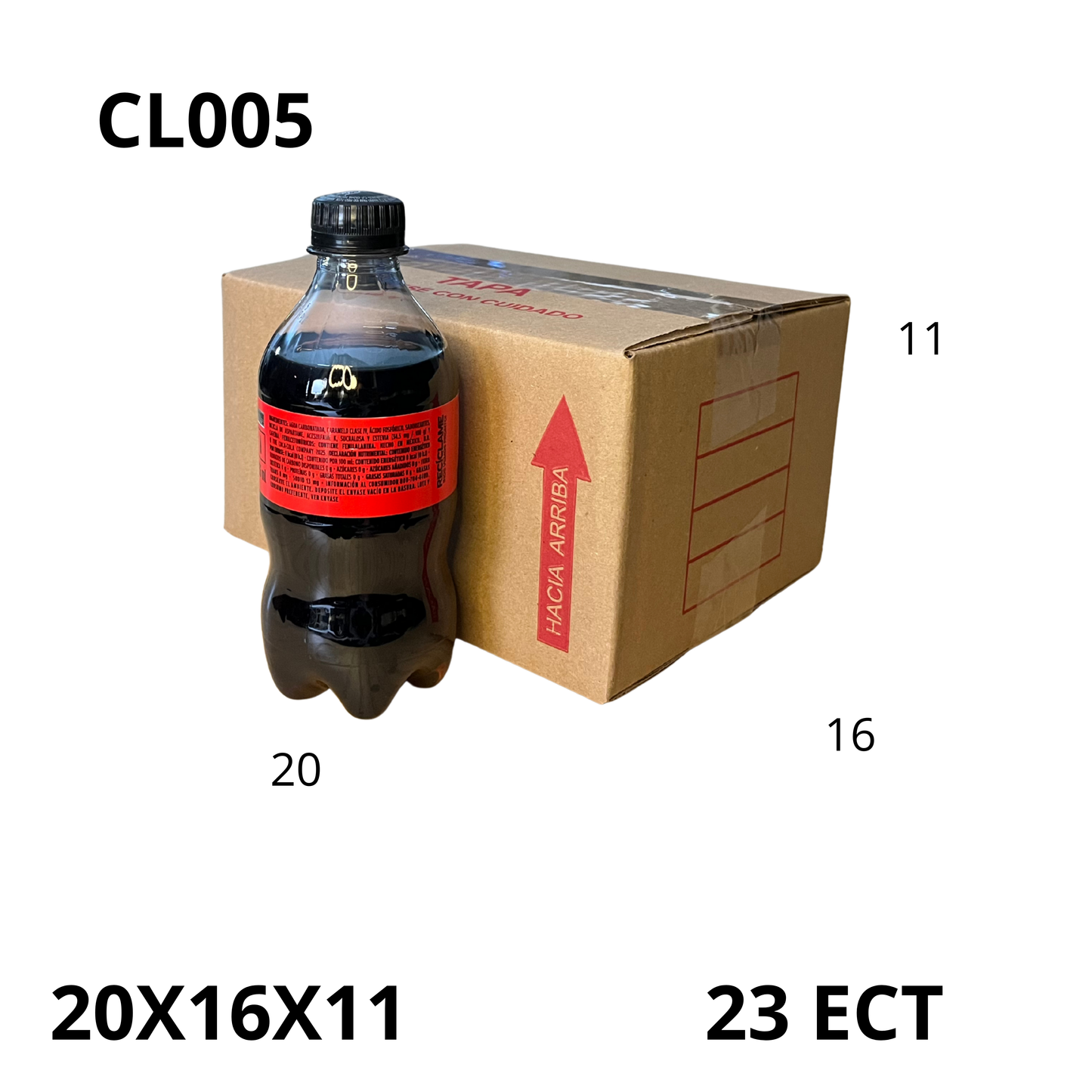Caja Pegada Chica de Cartón Corrugado Sencillo Kraft 20X16X11 cm 23 ECT - 25 piezas por paquete, perfectas para envíos pequeños, almacenamiento y organización. Máxima protección y calidad al mejor precio.