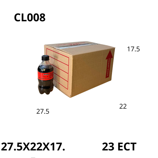 Caja Pegada Chica de Cartón Corrugado Sencillo Kraft 27.5X22X17.5 cm 23 ECT - 25 piezas por paquete, perfectas para envíos pequeños, almacenamiento y organización. Máxima protección y calidad al mejor precio.