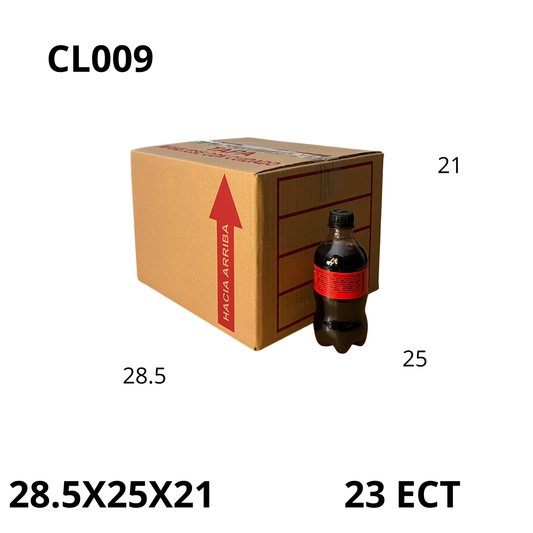 Caja Pegada Chica de Cartón Corrugado Sencillo Kraft 28.5X25X21 cm 23 ECT - 25 piezas por paquete, perfectas para envíos pequeños, almacenamiento y organización. Máxima protección y calidad al mejor precio.