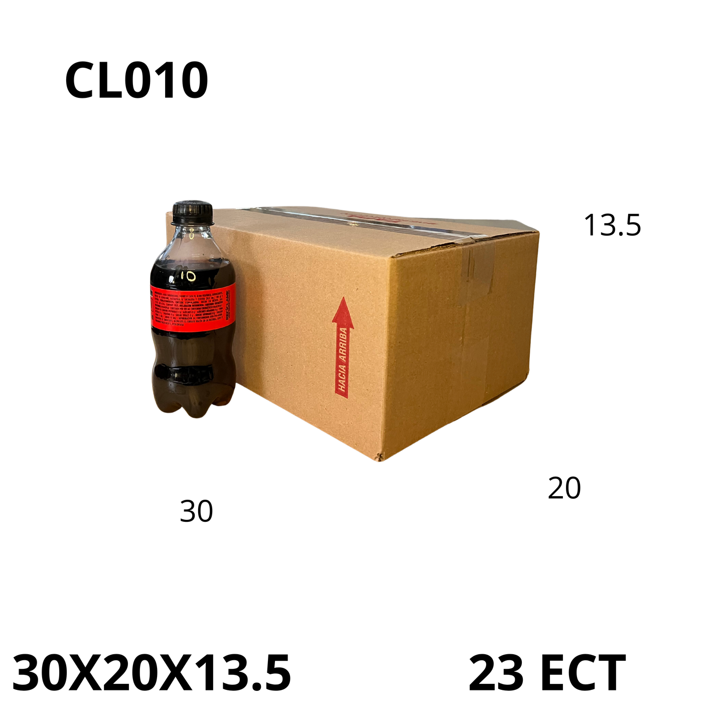 Caja Pegada Mediana de Cartón Corrugado Sencillo Kraft 30X20X13.5 cm 23 ECT - 25 piezas por paquete, perfectas para envíos, almacenamiento y mudanzas. Ofrecen protección, resistencia y excelente precio.