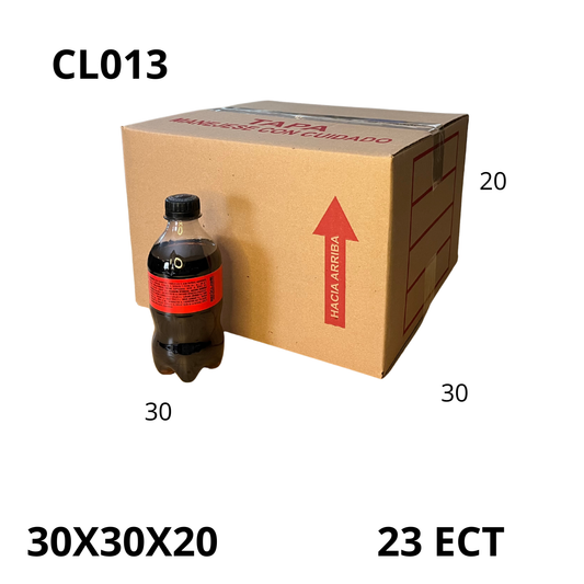 Caja Pegada Mediana de Cartón Corrugado Sencillo Kraft 30X30X20 cm 23 ECT - 25 piezas por paquete, perfectas para envíos, almacenamiento y mudanzas. Ofrecen protección, resistencia y excelente precio.
