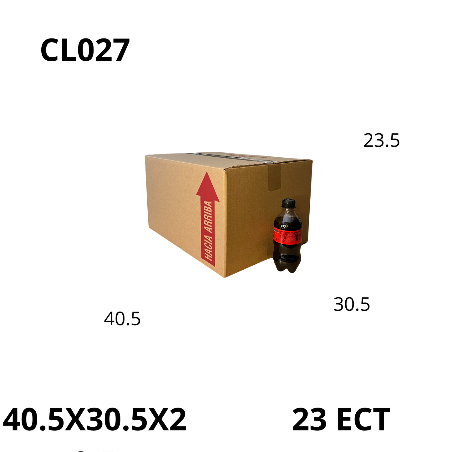 Caja Pegada Grande de Cartón Corrugado Sencillo Kraft 40.5X30.5X23.5 cm 23 ECT - 25 piezas por paquete, ideales para empaques y envíos, almacenamiento y mudanzas. Ofrecen resistencia, protección y excelente precio.