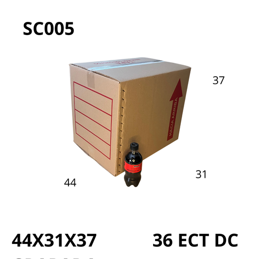 Caja Pegada Grande de Cartón Doble Corrugado Kraft 44X31X37 cm 36 ECT - 15 piezas por paquete, ideales para empaques y envíos, almacenamiento y mudanzas. Ofrecen resistencia, protección y excelente precio.